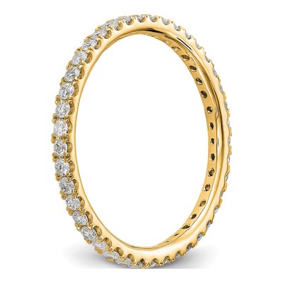 14K Yellow Gold 1/2 ct tw Lab-Grown Diamond Eternity Band – view 7