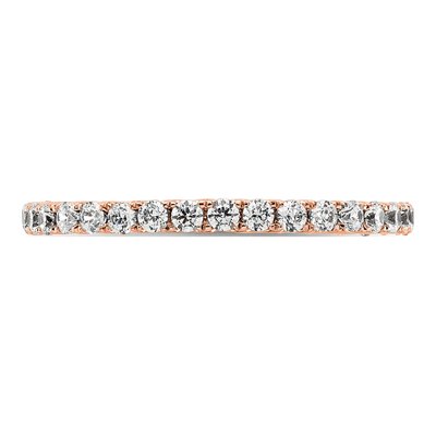 14K Rose Gold 1/2 ct tw Lab-Grown Diamond Eternity Band – view 3