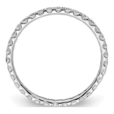 14K White Gold 1/2 ct tw Lab-Grown Diamond Eternity Band – view 2