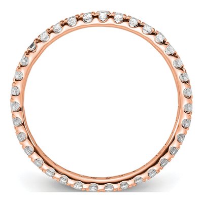 14K Rose Gold 1/2 ct tw Lab-Grown Diamond Eternity Band – view 3