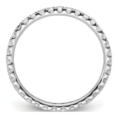 14K White Gold 1/2 ct tw Lab-Grown Diamond Eternity Band – view 3