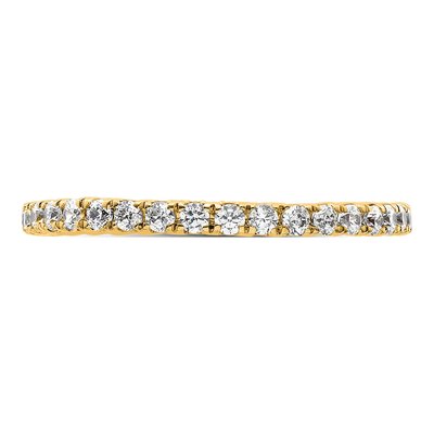 14K Yellow Gold 1/2 ct tw Lab-Grown Diamond Eternity Band – view 5