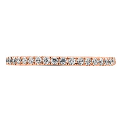 14K Rose Gold 1/2 ct tw Lab-Grown Diamond Eternity Band – view 3