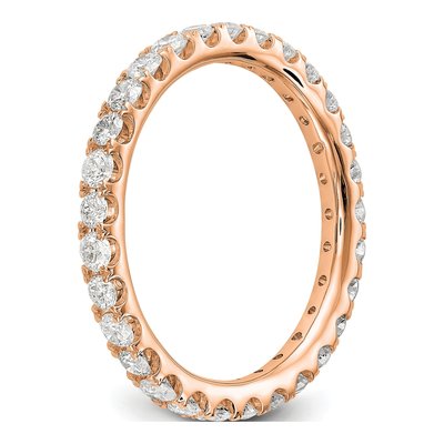 14K Rose Gold 1 ct tw Lab-Grown Diamond Eternity Band – view 8