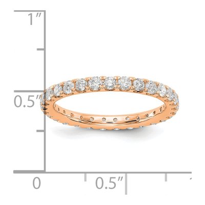 14K Rose Gold 1 ct tw Lab-Grown Diamond Eternity Band – view 4