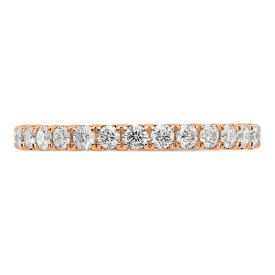 14K Rose Gold 1 ct tw Lab-Grown Diamond Eternity Band – view 6
