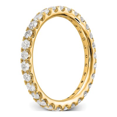14K Yellow Gold 1 ct tw Lab-Grown Diamond Eternity Band – view 8