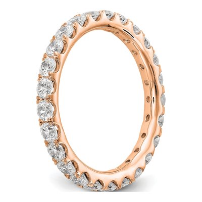 14K Rose Gold 1 1/2 ct tw Lab-Grown Diamond Eternity Band – view 6