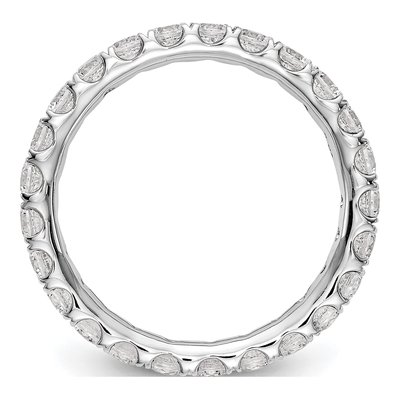 14K White Gold 1 1/2 ct tw Lab-Grown Diamond Eternity Band – view 3