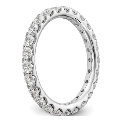 14K White Gold 1 1/2 ct tw Lab-Grown Diamond Eternity Band – view 7