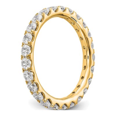 14K Yellow Gold 1 1/2 ct tw Lab-Grown Diamond Eternity Band – view 8