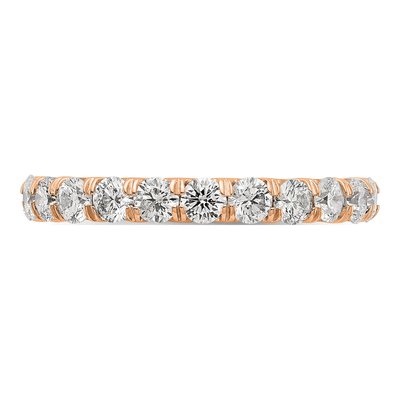 14K Rose Gold 2 ct tw Lab-Grown Diamond Eternity Band – view 5