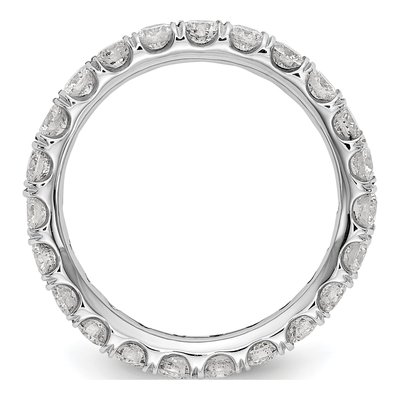 14K White Gold 2 ct tw Lab-Grown Diamond Eternity Band – view 3