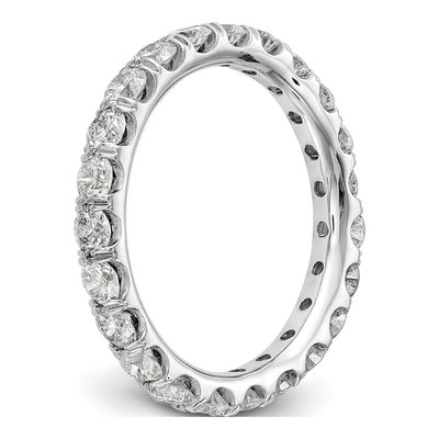 14K White Gold 2 ct tw Lab-Grown Diamond Eternity Band – view 8