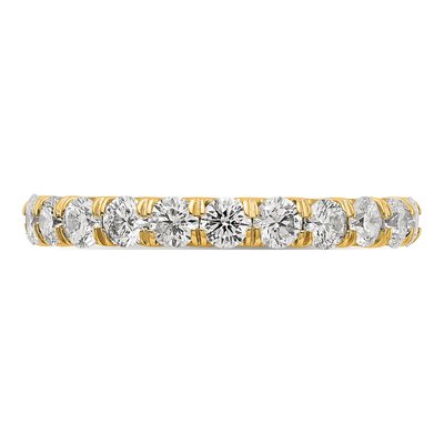 14K Yellow Gold 2 ct tw Lab-Grown Diamond Eternity Band – view 3