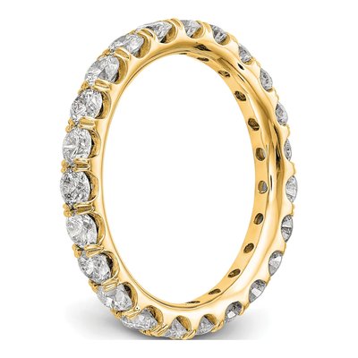 14K Yellow Gold 2 ct tw Lab-Grown Diamond Eternity Band – view 6