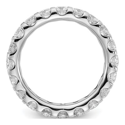 14K White Gold 3 ct tw Lab-Grown Diamond Eternity Band – view 3