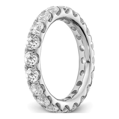 14K White Gold 3 ct tw Lab-Grown Diamond Eternity Band – view 7