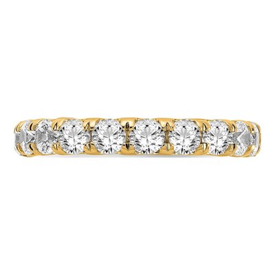 14K Yellow Gold 3 ct tw Lab-Grown Diamond Eternity Band – view 4