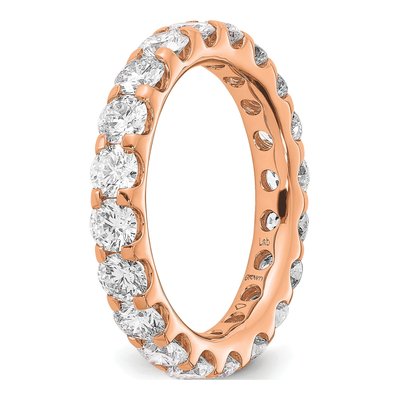 14K Rose Gold 3 ct tw Lab-Grown Diamond Eternity Band – view 4