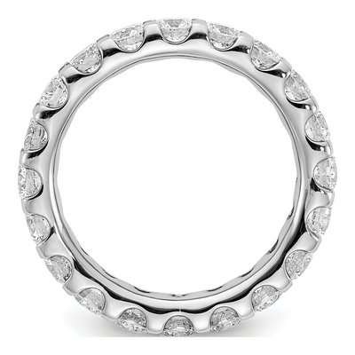 14K White Gold 3 ct tw Lab-Grown Diamond Eternity Band – view 2