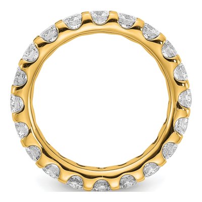 14K Yellow Gold 3 ct tw Lab-Grown Diamond Eternity Band – view 2