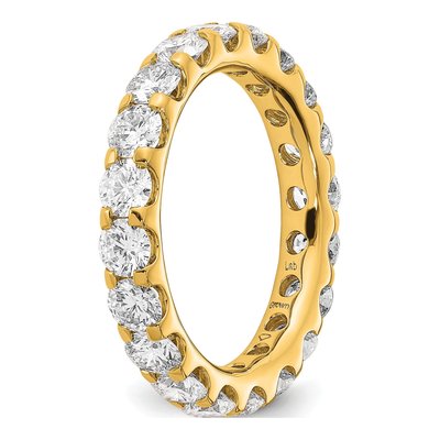 14K Yellow Gold 3 ct tw Lab-Grown Diamond Eternity Band – view 4