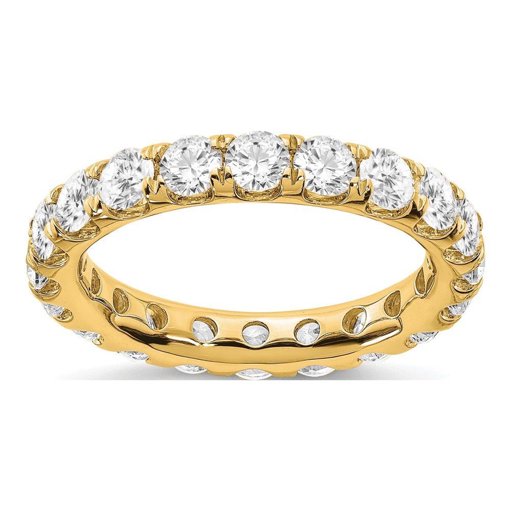 14K Yellow Gold 3 ct tw Lab-Grown Diamond Eternity Band