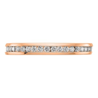 14K Rose Gold 1/2 ct tw Lab-Grown Diamond Eternity Ring – view 4