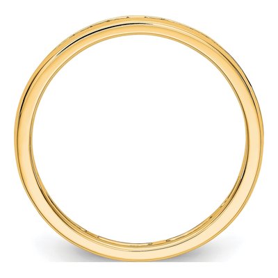 14K Yellow Gold 1/2 ct tw Lab-Grown Diamond Eternity Ring – view 3