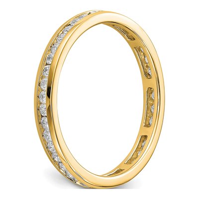 14K Yellow Gold 1/2 ct tw Lab-Grown Diamond Eternity Ring – view 5