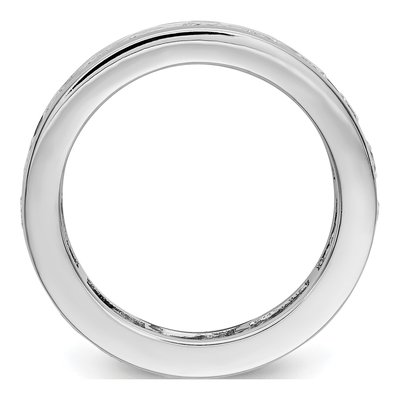 14K White Gold 3 ct tw Diamond Eternity Band – view 2