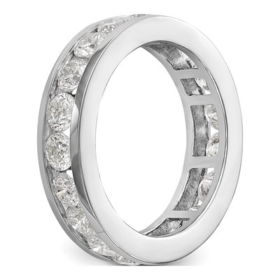 14K White Gold 3 ct tw Diamond Eternity Band – view 4