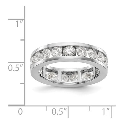 14K White Gold 3 ct tw Diamond Eternity Band – view 5