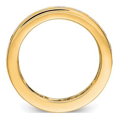 14K Yellow Gold 3 ct tw Diamond Eternity Band – view 2