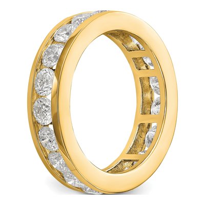 14K Yellow Gold 3 ct tw Diamond Eternity Band – view 4