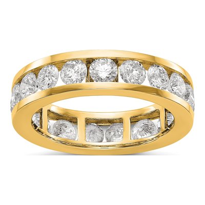 14K Yellow Gold 3 ct tw Diamond Eternity Band