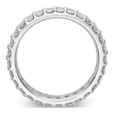 14K White Gold 2 ct tw Lab-Grown Diamond Eternity Band – view 3