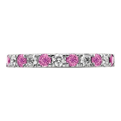 14K White Gold 3/4 ct tw Lab-Grown Diamond Eternity Ring – view 4