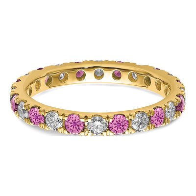 14K Yellow Gold 3/4 ct tw Lab-Grown Diamond Ring – view 5