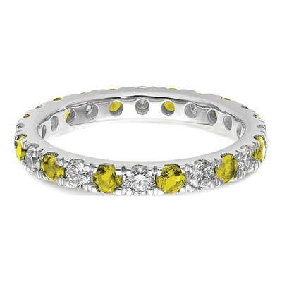 14K White Gold 3/4 ct tw Lab-Grown Diamond Eternity Ring – view 5