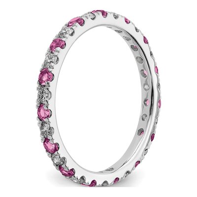 14K White Gold 3/8 ct tw Lab-Grown Diamond Ring – view 5