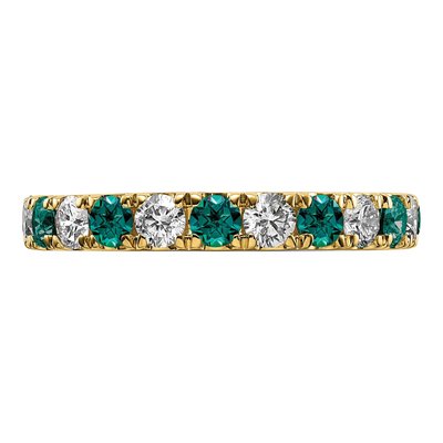 14K Yellow Gold 1 ct tw Lab-Grown Diamond Eternity Ring – view 4