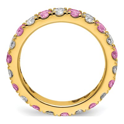14K Yellow Gold 1 ct tw Lab-Grown Diamond Ring – view 3