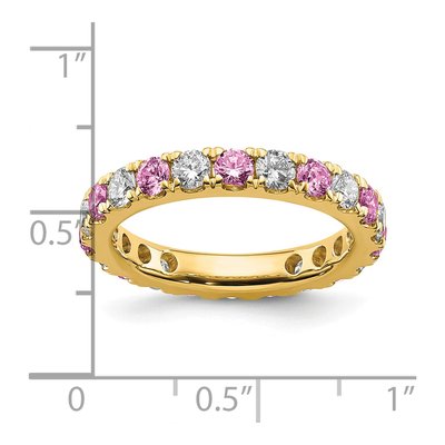 14K Yellow Gold 1 ct tw Lab-Grown Diamond Ring – view 7