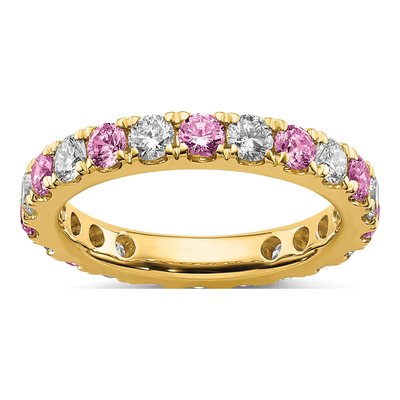 14K Yellow Gold 1 ct tw Lab-Grown Diamond Ring