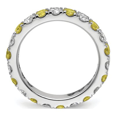 14K White Gold 1 ct tw Lab-Grown Diamond Eternity Ring – view 3