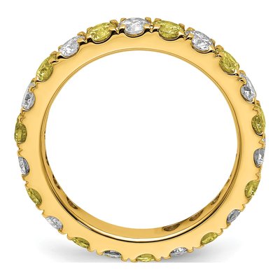 14K Yellow Gold 1 ct tw Lab-Grown Diamond Eternity Ring – view 3