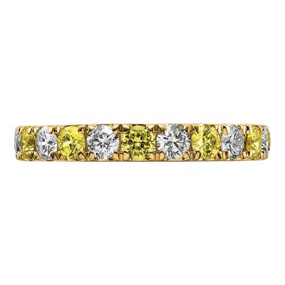 14K Yellow Gold 1 ct tw Lab-Grown Diamond Eternity Ring – view 4
