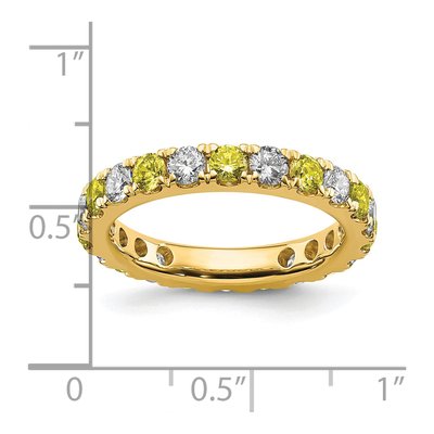 14K Yellow Gold 1 ct tw Lab-Grown Diamond Eternity Ring – view 7
